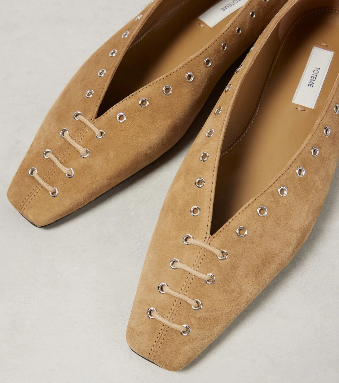 Toteme - Suede ballet flats