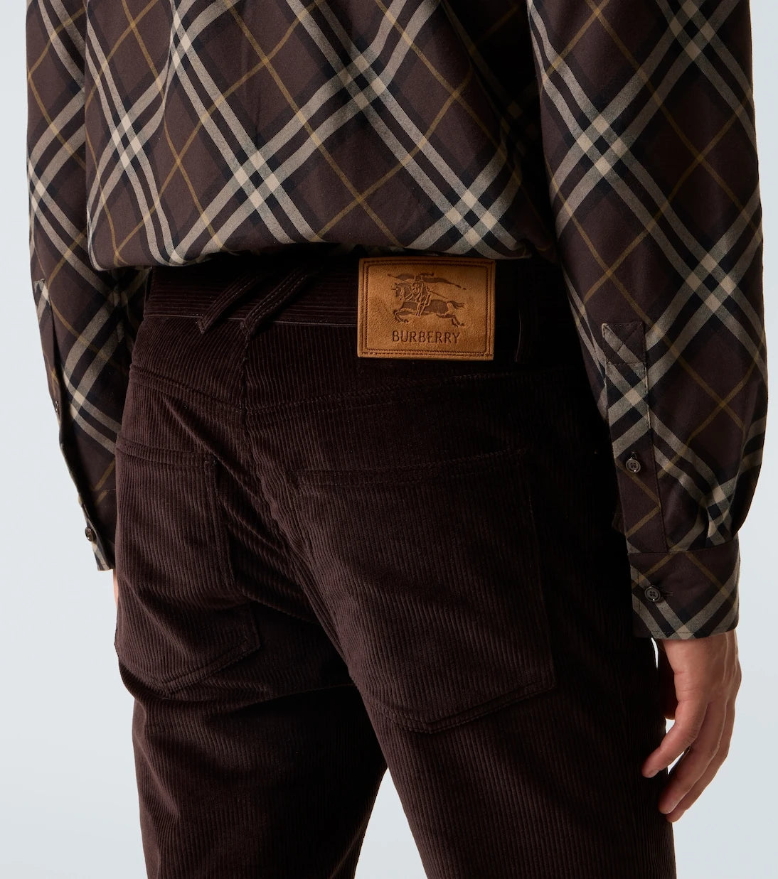Burberry - Cotton corduroy slim pants