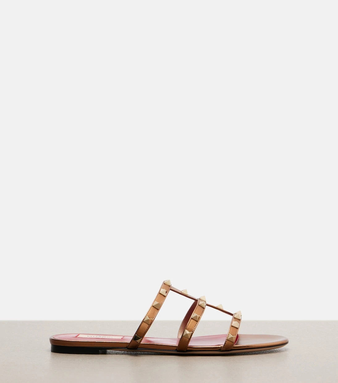 Valentino Garavani - Rockstud metallic leather sandals