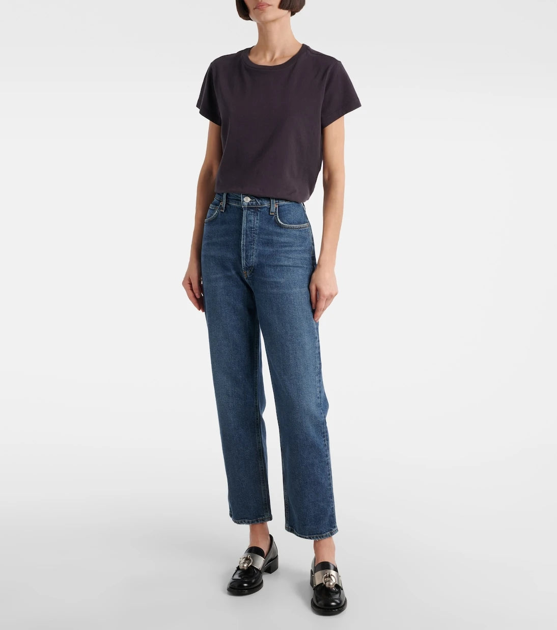 Agolde - '90s Pinch Waist Crop straight jeans