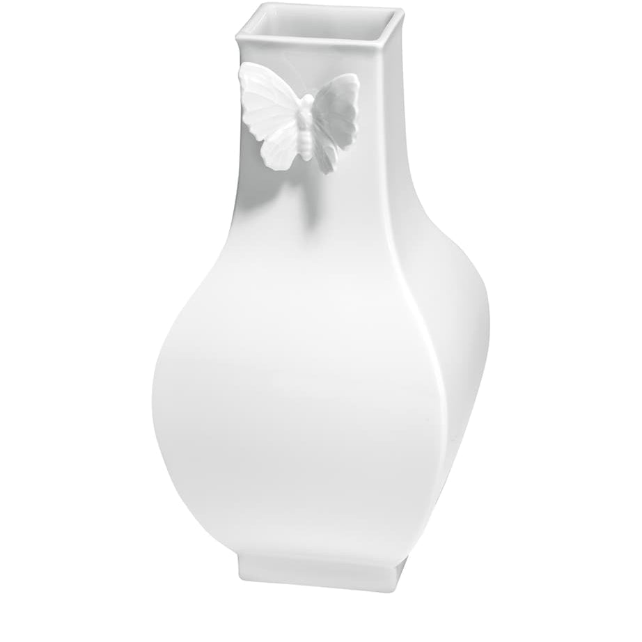 Meissen Large Porcelain Butterfly Vase (25cm)