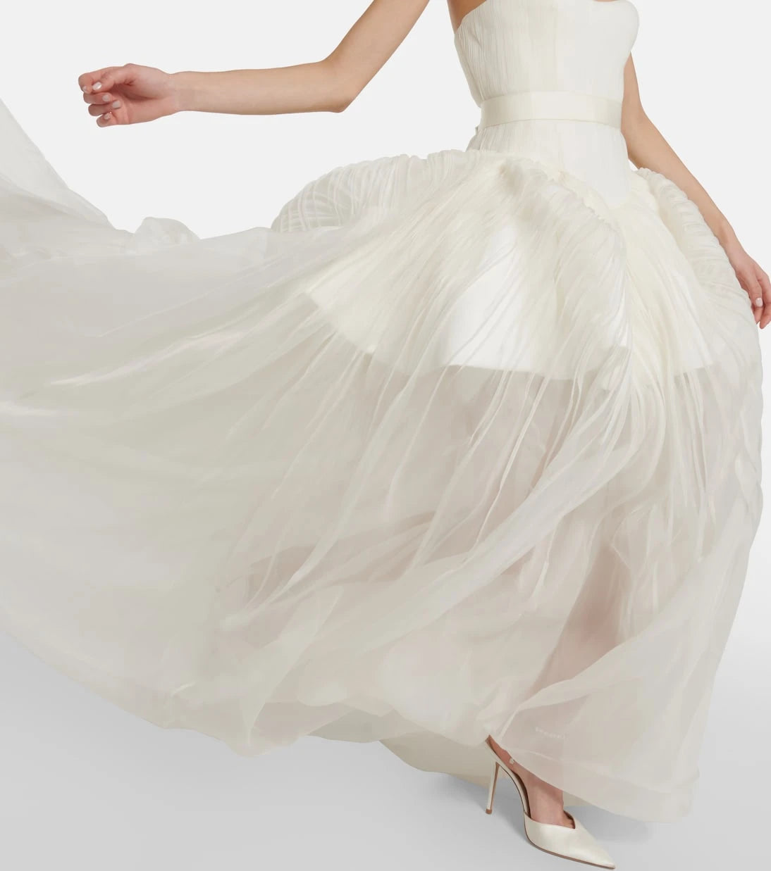 Danielle Frankel - Bridal Emory silk organza gown