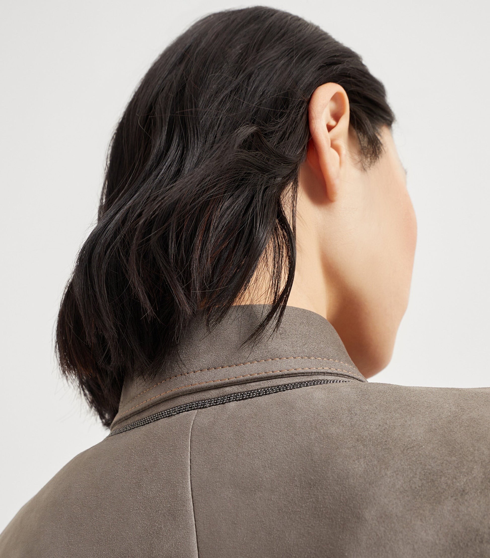 Brunello Cucinelli Brown Couture Suede Jacket