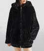 Prada Black Shearling Reversible Jacket