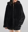 Prada Black Shearling Reversible Jacket