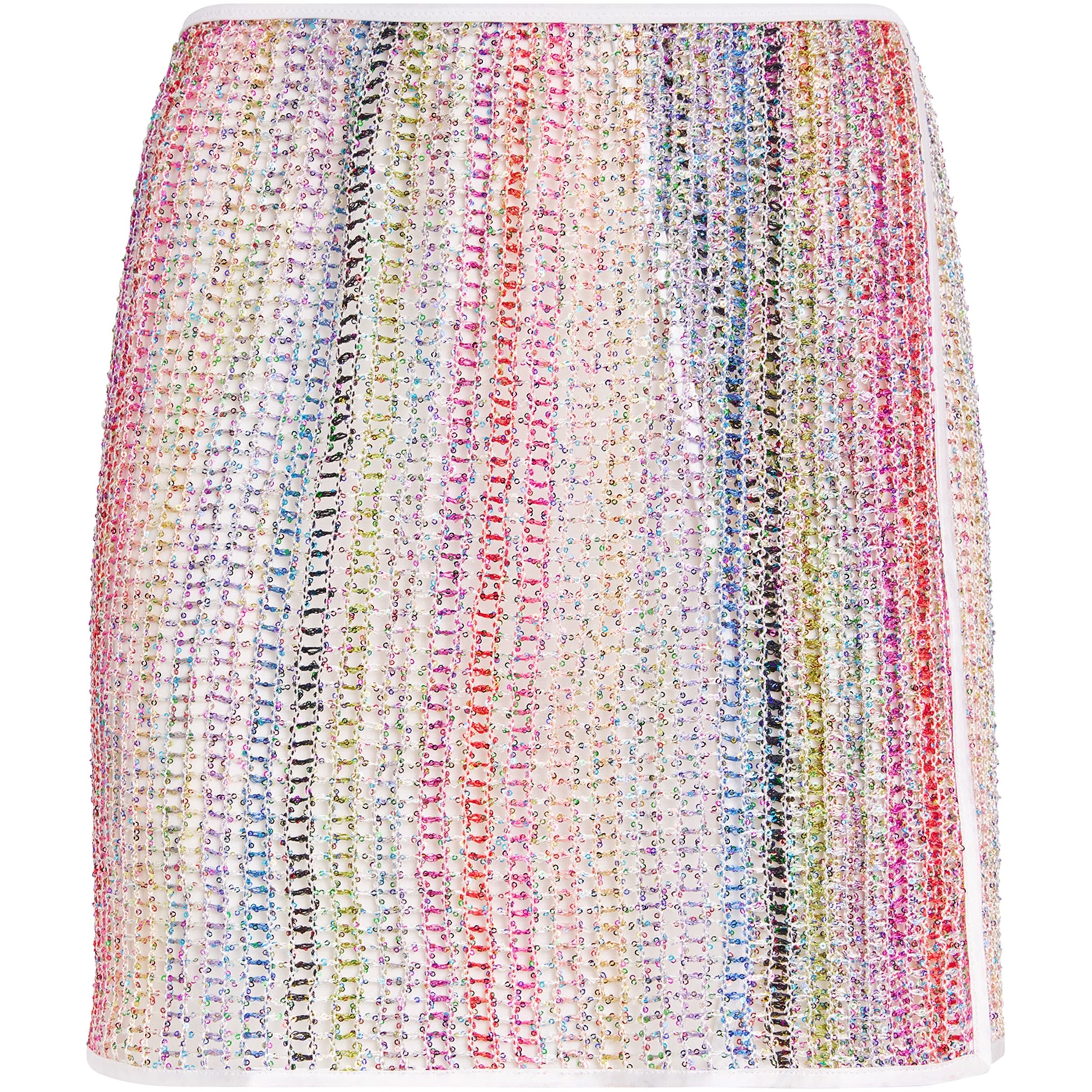Missoni Multi Open-Knit Sequinned Mini Skirt
