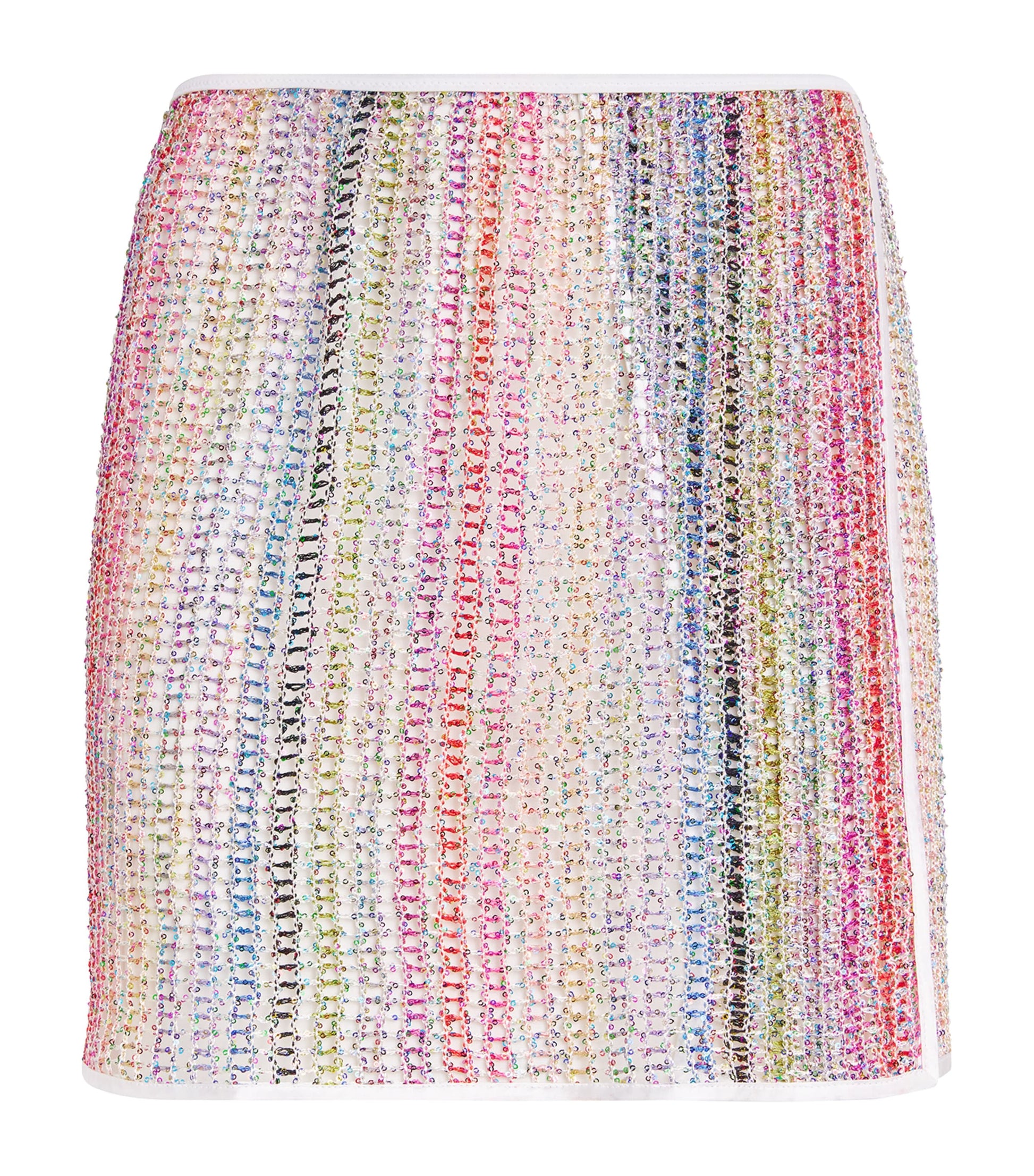 Missoni Multi Open-Knit Sequinned Mini Skirt