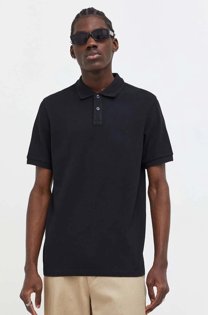Памучна тениска с яка Marc O'Polo