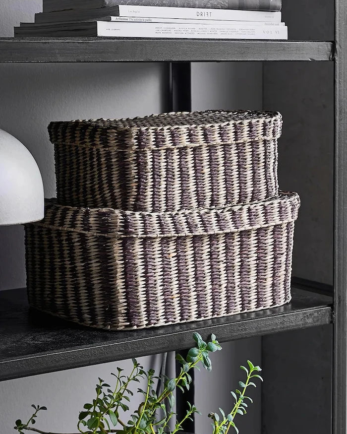 House Doctor rattan saklama sepetleri seti