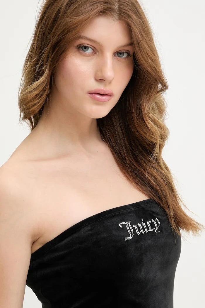 Juicy Couture кадифена рокля RUFFLE DRESS