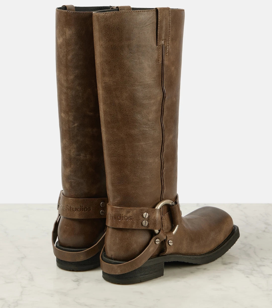 Acne Studios - Leather biker boots