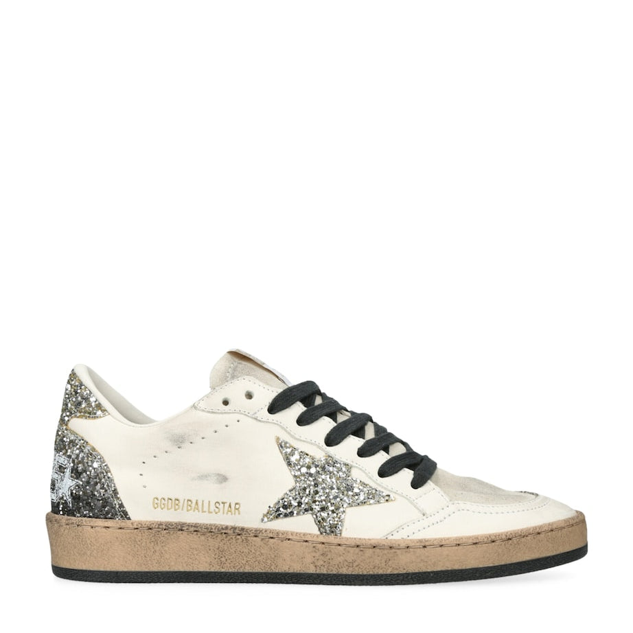 White Suede Ball Star Sneakers