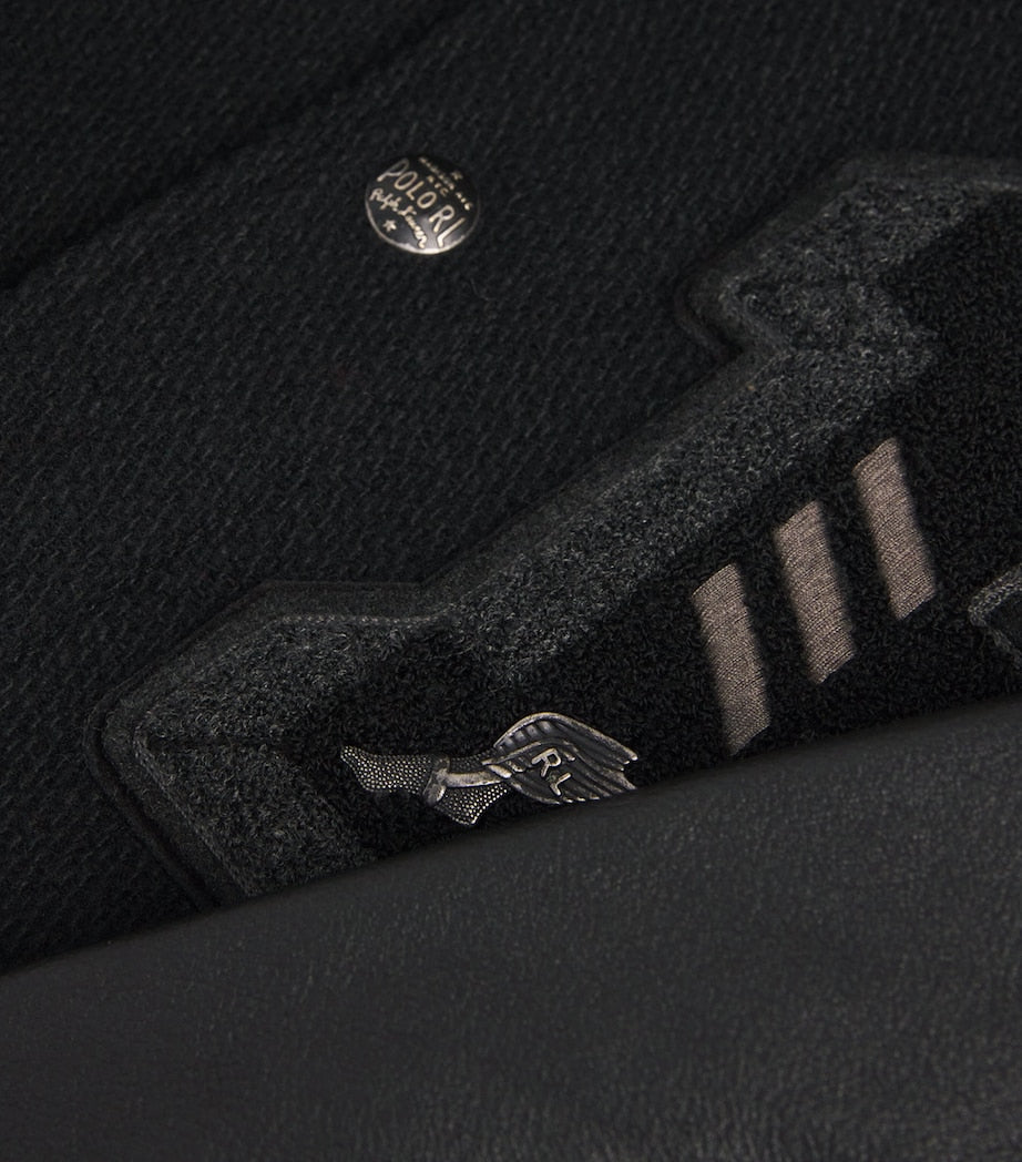 Polo Ralph Lauren Wool-Blend Leather-Sleeve Varsity Jacket