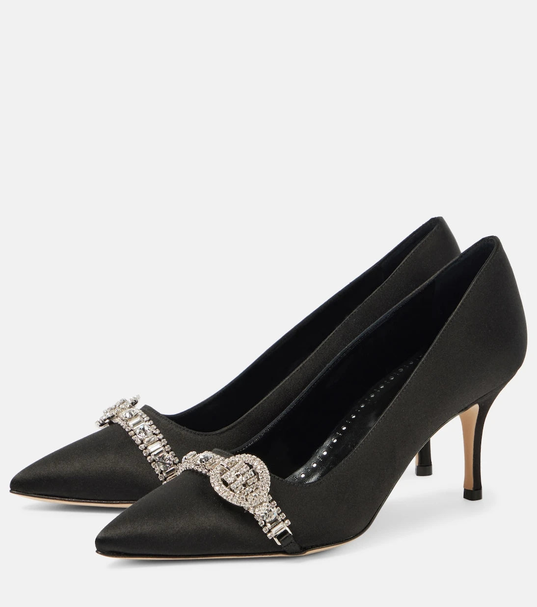 Manolo Blahnik - Asa 70 saten topuklu ayakkabı