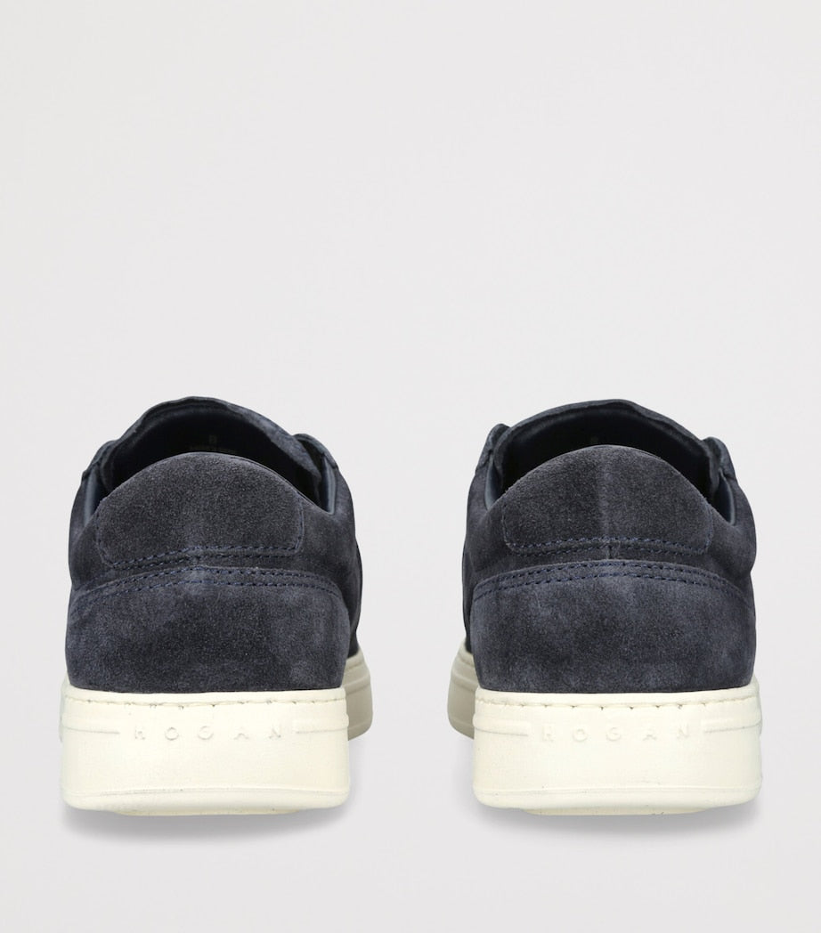 Suede H668 Slip-On Sneakers NAVY