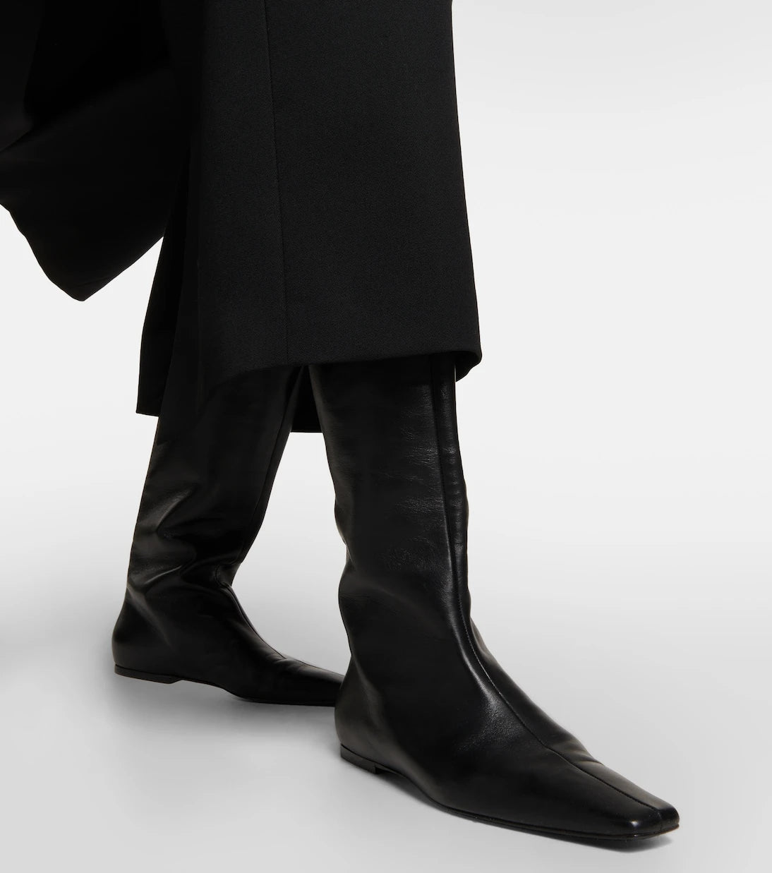 The Row - Bette leather knee-high boots