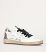 White Leather Ball Star Sneakers