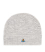 Vivienne Westwood Grey Alpaca-Blend Orb Beanie