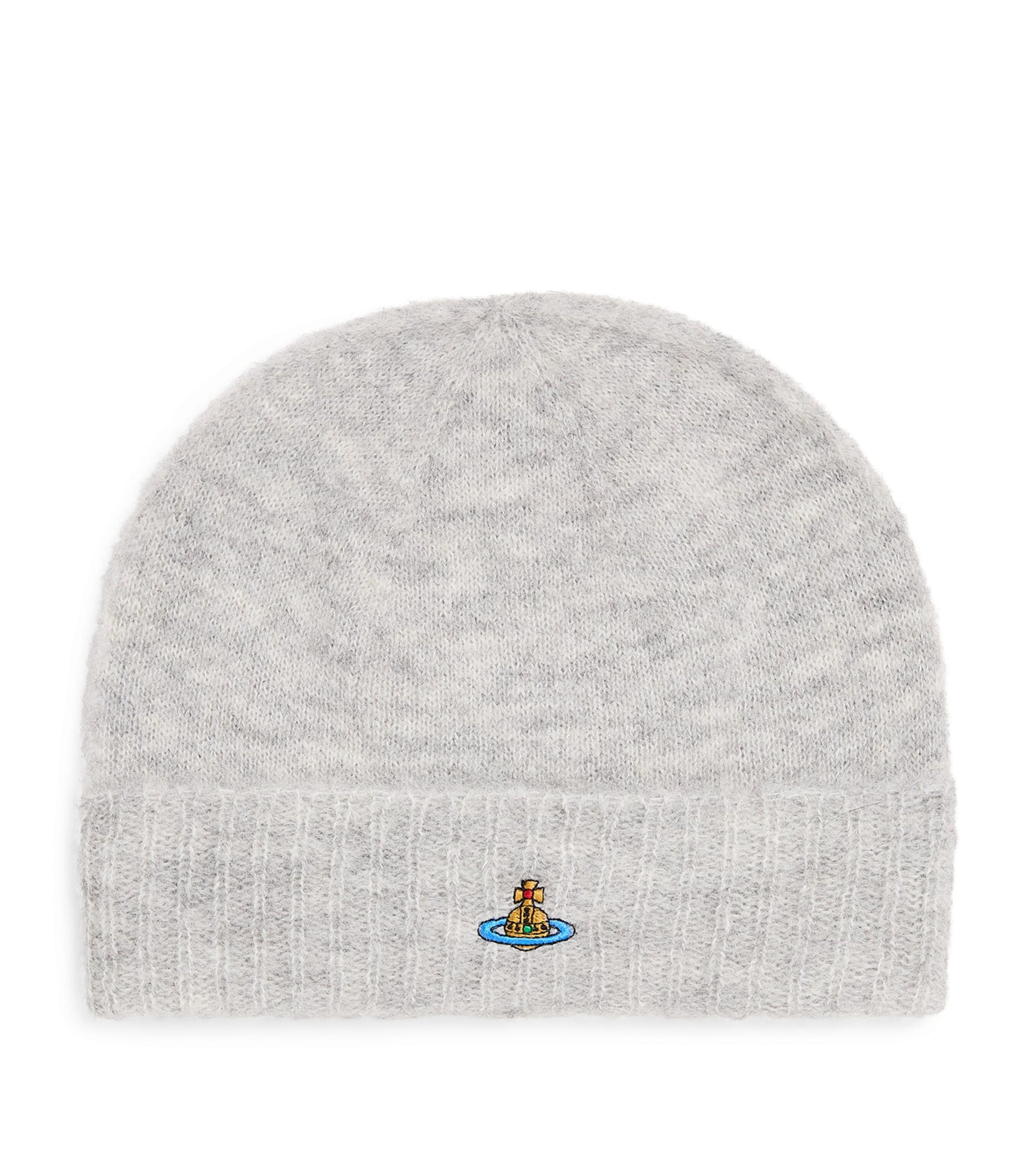 Vivienne Westwood Grey Alpaca-Blend Orb Beanie