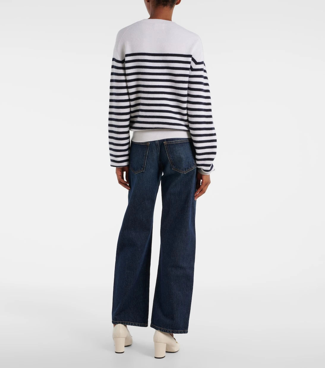 Khaite - Viola striped cashmere-blend sweater