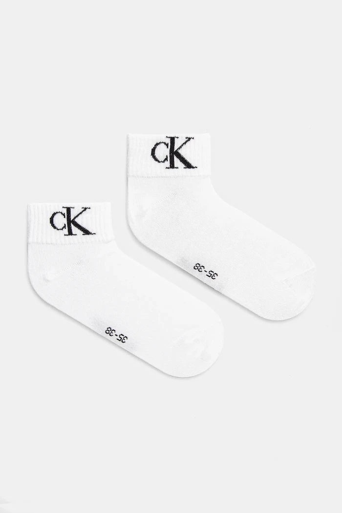 Calvin Klein Jeans чорапи дамски с памук 2 броя