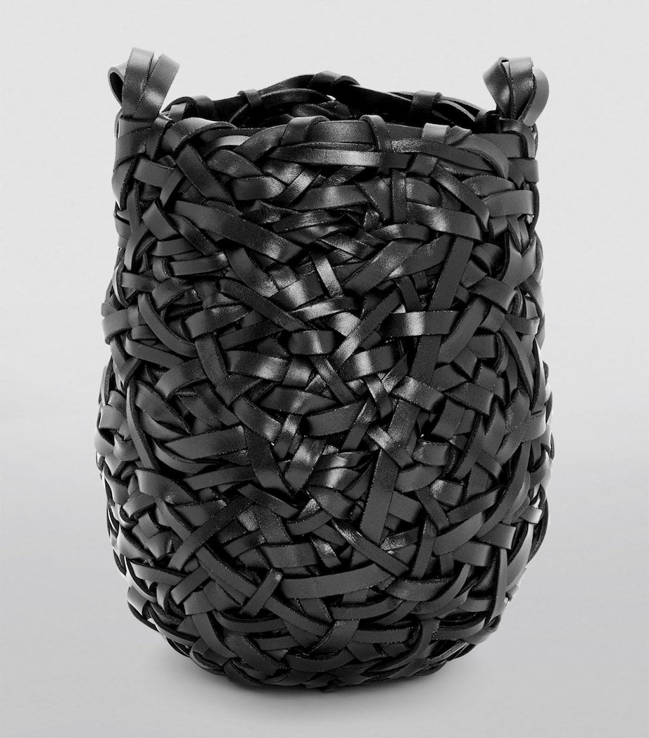 LOEWE Black Small Leather Nest Bag