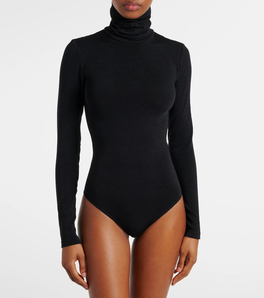 Wolford - Colorado cotton-blend turtleneck bodysuit