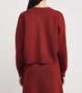 Red Cashmere Cropped Sweater