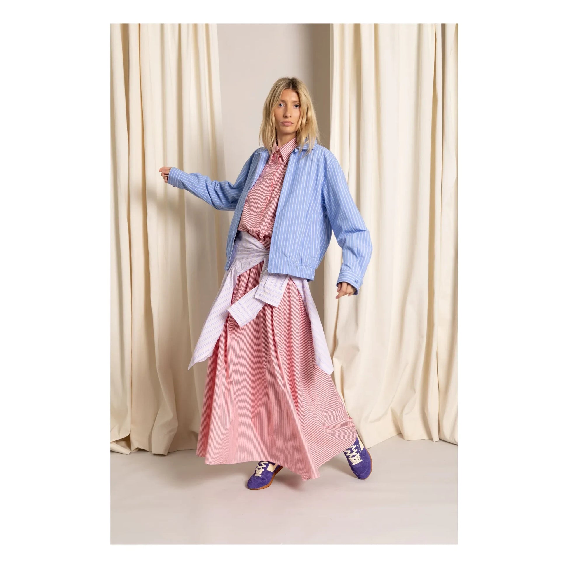 Smallable Woman - Kanel Striped Shirt | Lilac