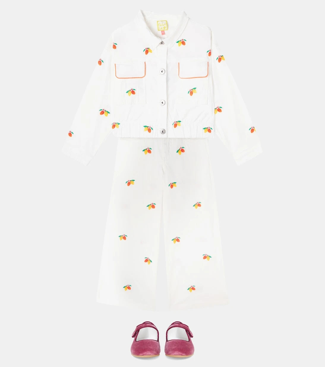 Fábula - Cacau cotton-blend twill jacket