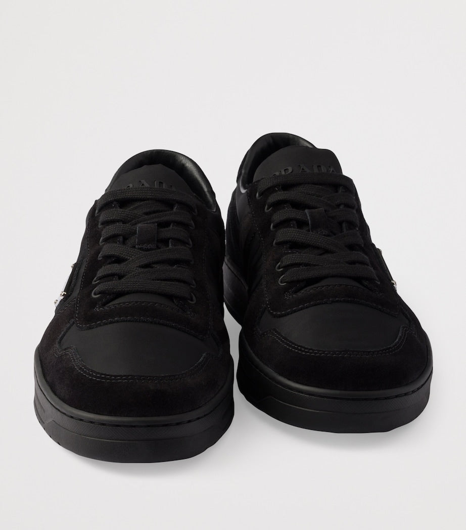 Prada Suede and Re-Nylon Downtown Sneakers