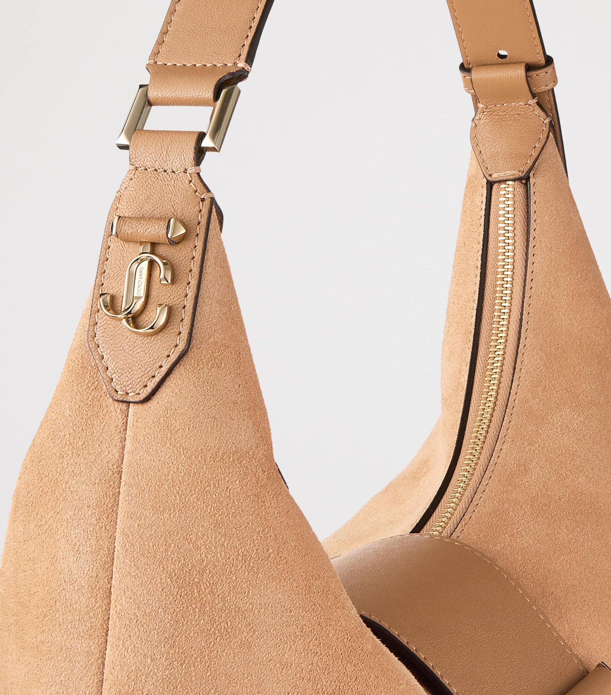 Jimmy Choo Bar Medium Suede Shoulder Bag
