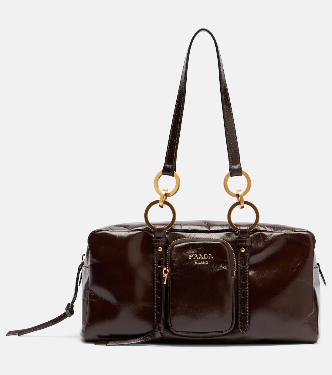 Prada - Prada Dangle Medium leather shoulder bag
