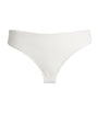 Ulla Johnson White Dani Mid-Rise Bikini Bottoms