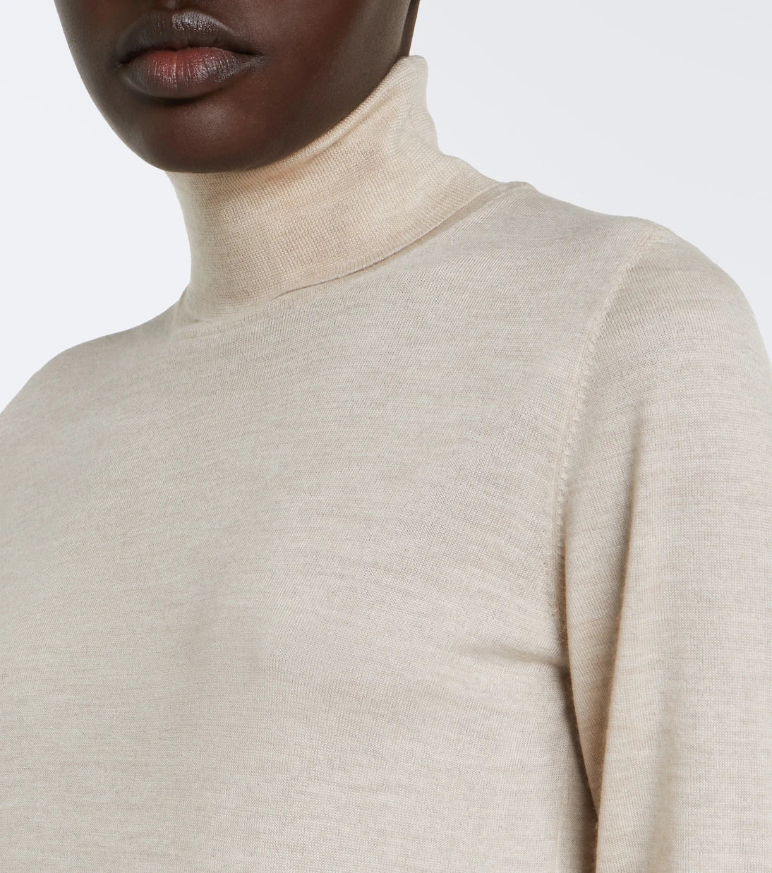 Brunello Cucinelli - Cashmere and silk turtleneck sweater