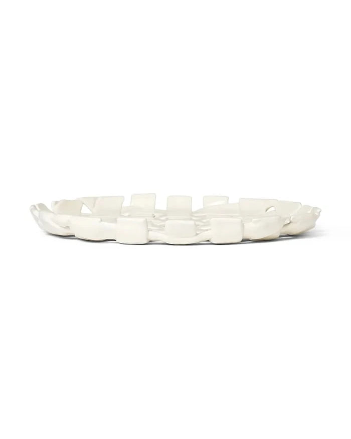 fern LIVING Plait Platter Dekoratif Tabak