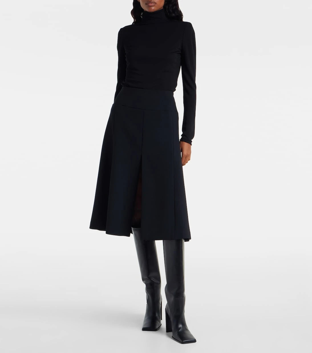 Alaïa - Open-back jersey bodysuit