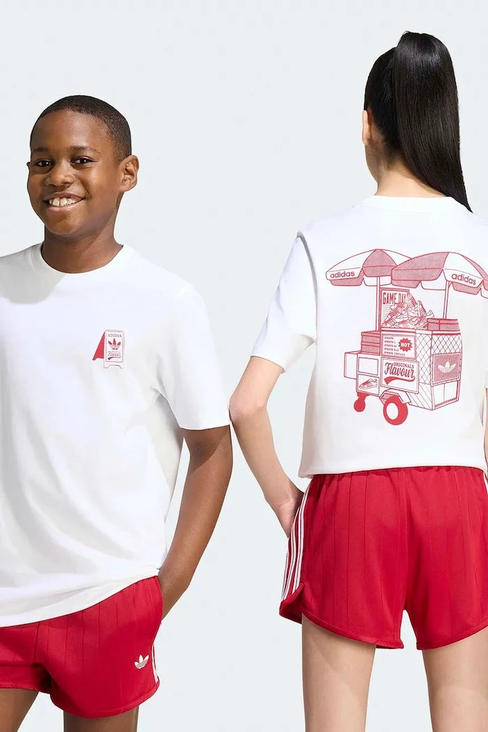 adidas Originals pamuklu çocuk tişörtü
