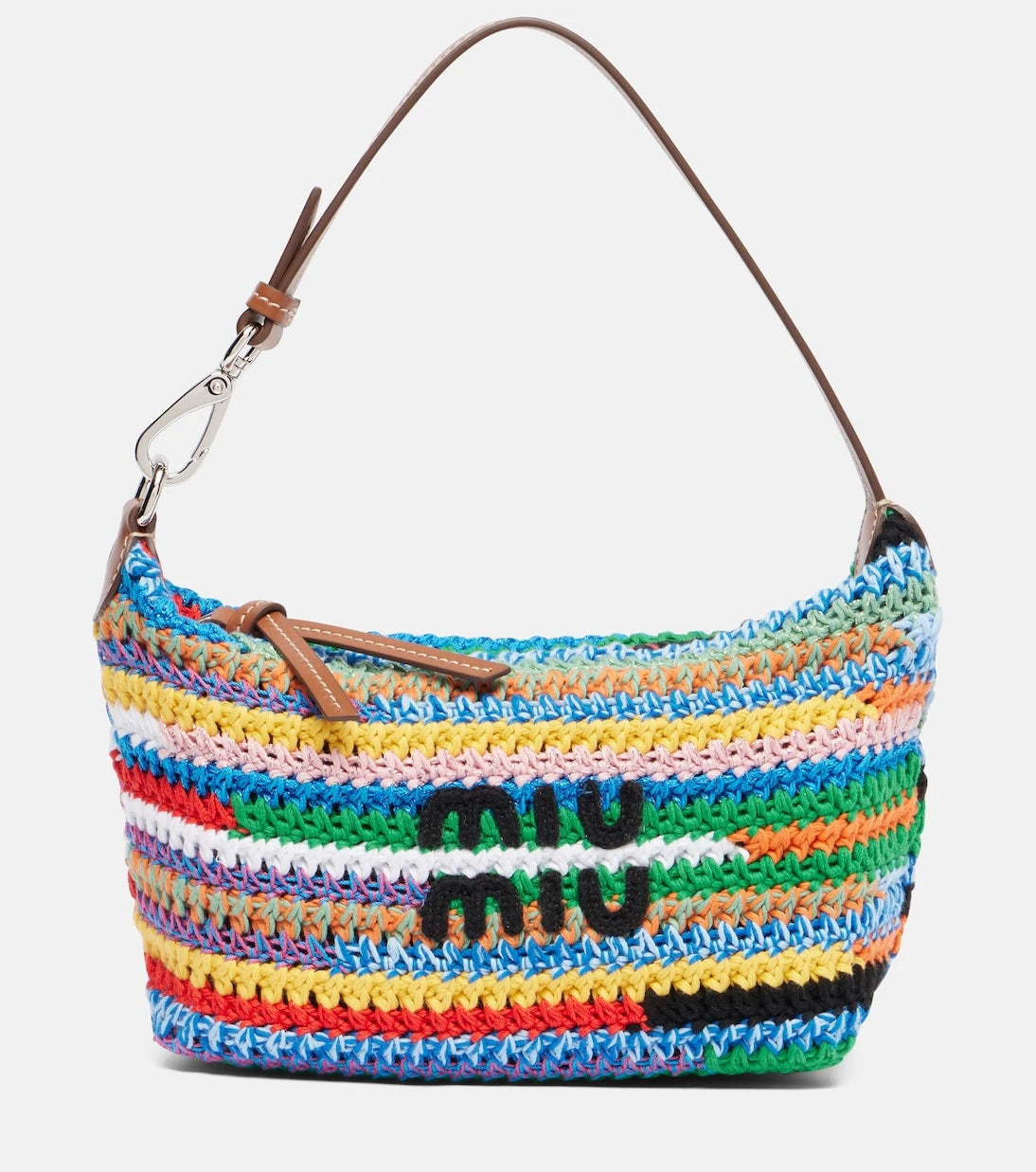 Miu Miu - Logo crochet shoulder bag