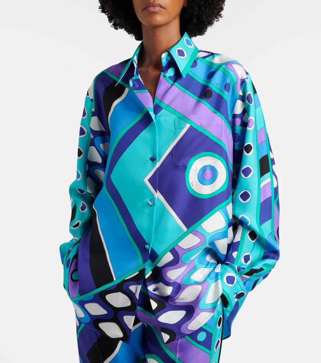 Pucci - Vivara silk twill shirt