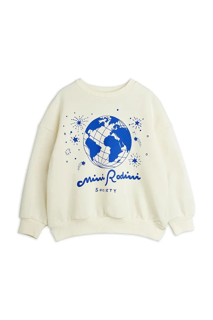 Mini Rodini çocuk pamuklu Society sweatshirt