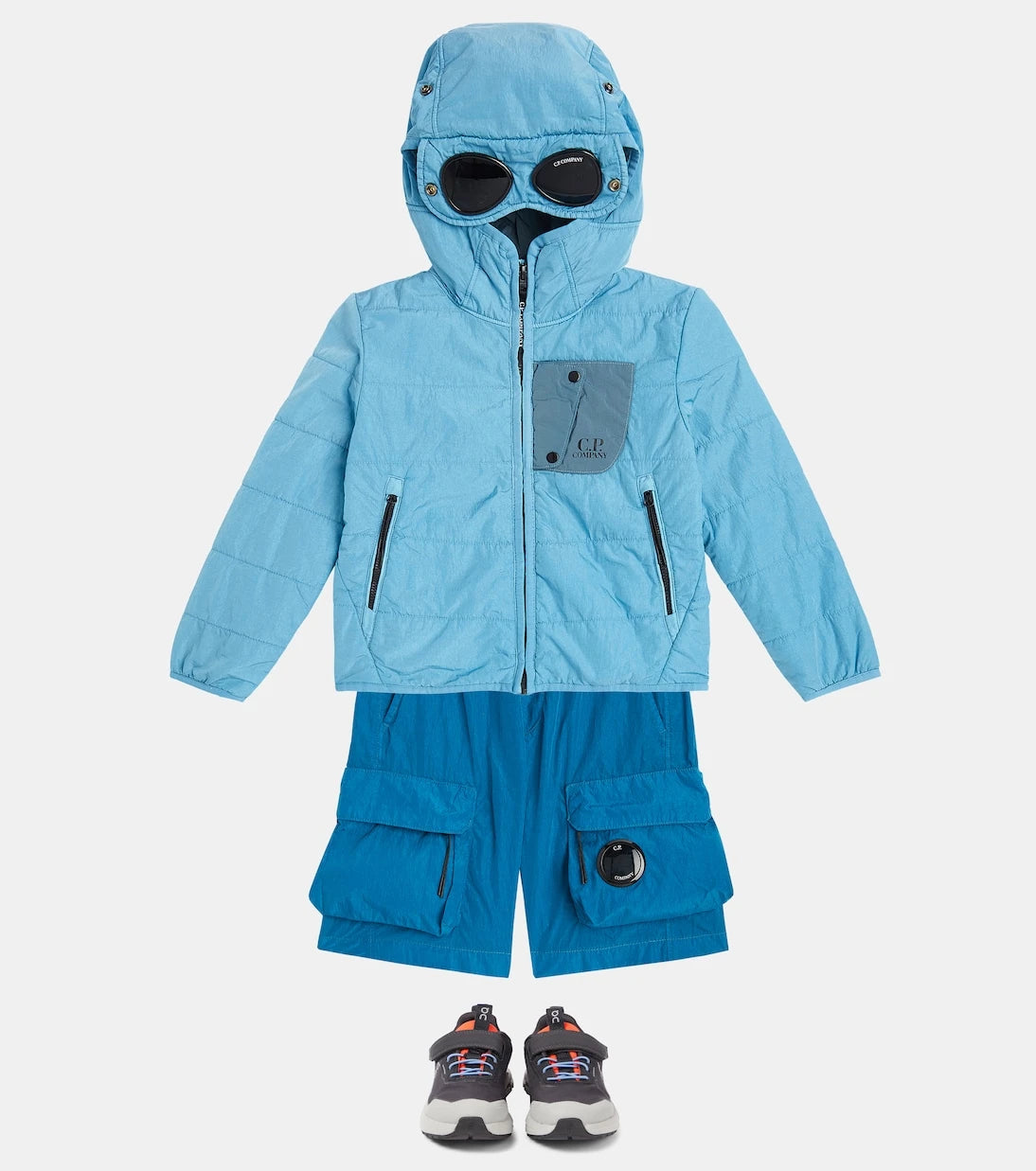 C.P. Company Kids - Chrome-R cargo shorts