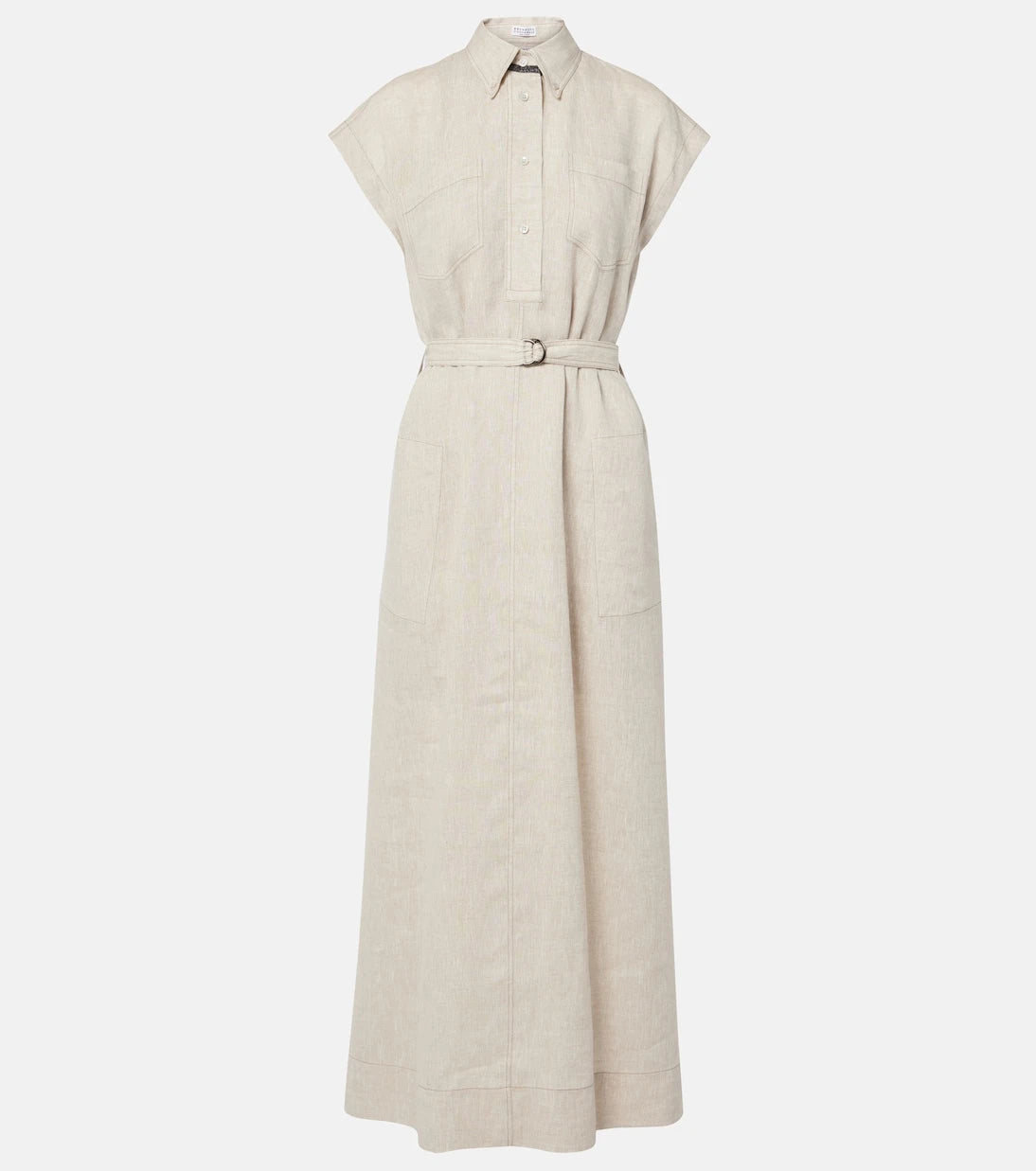Brunello Cucinelli - Linen maxi dress