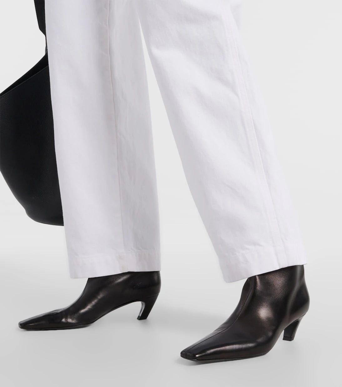 Khaite - Arizona leather ankle boots