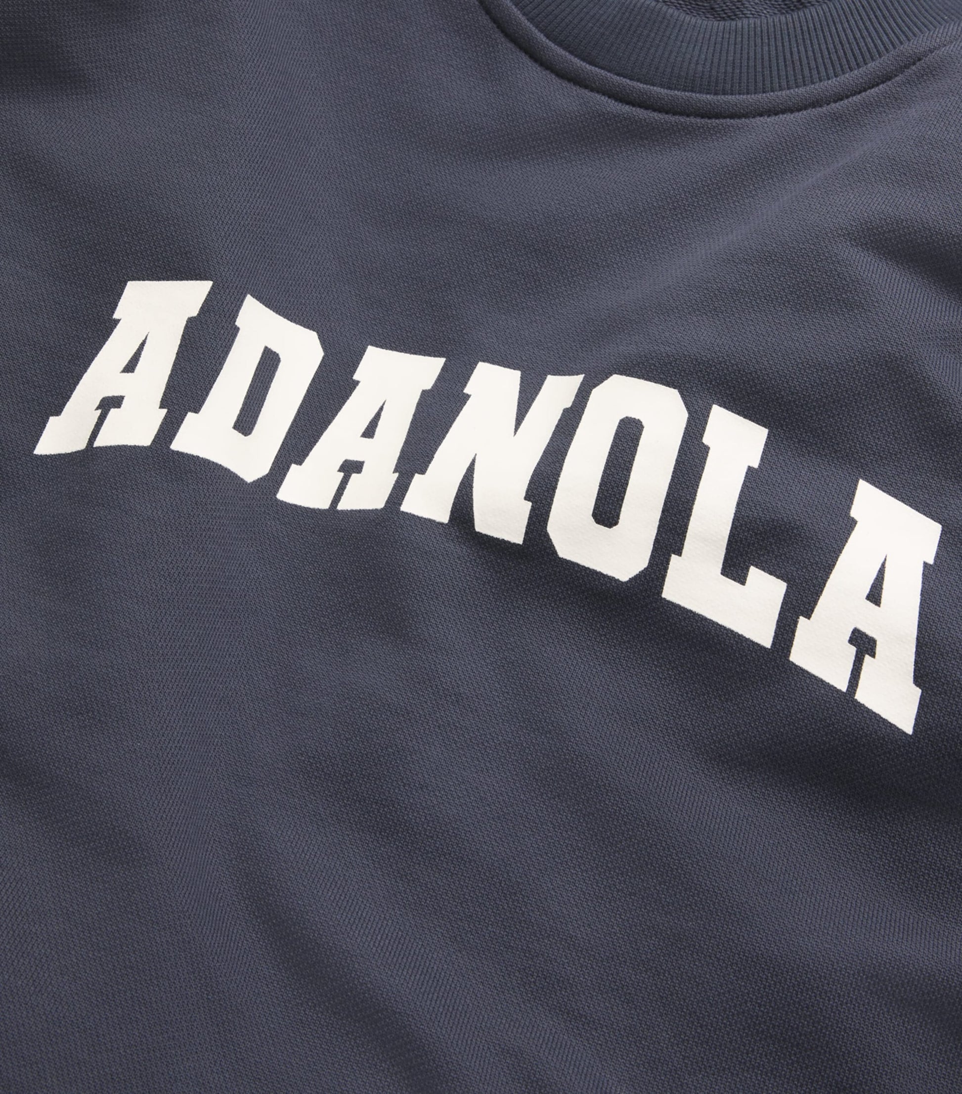 Adanola Navy Oversized Varsity Sweatshirt