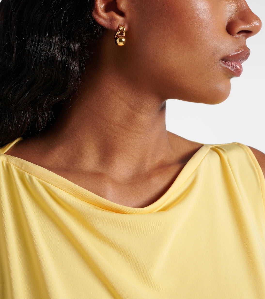 Jacquemus - Les Boucles Nodo asymmetric drop earrings