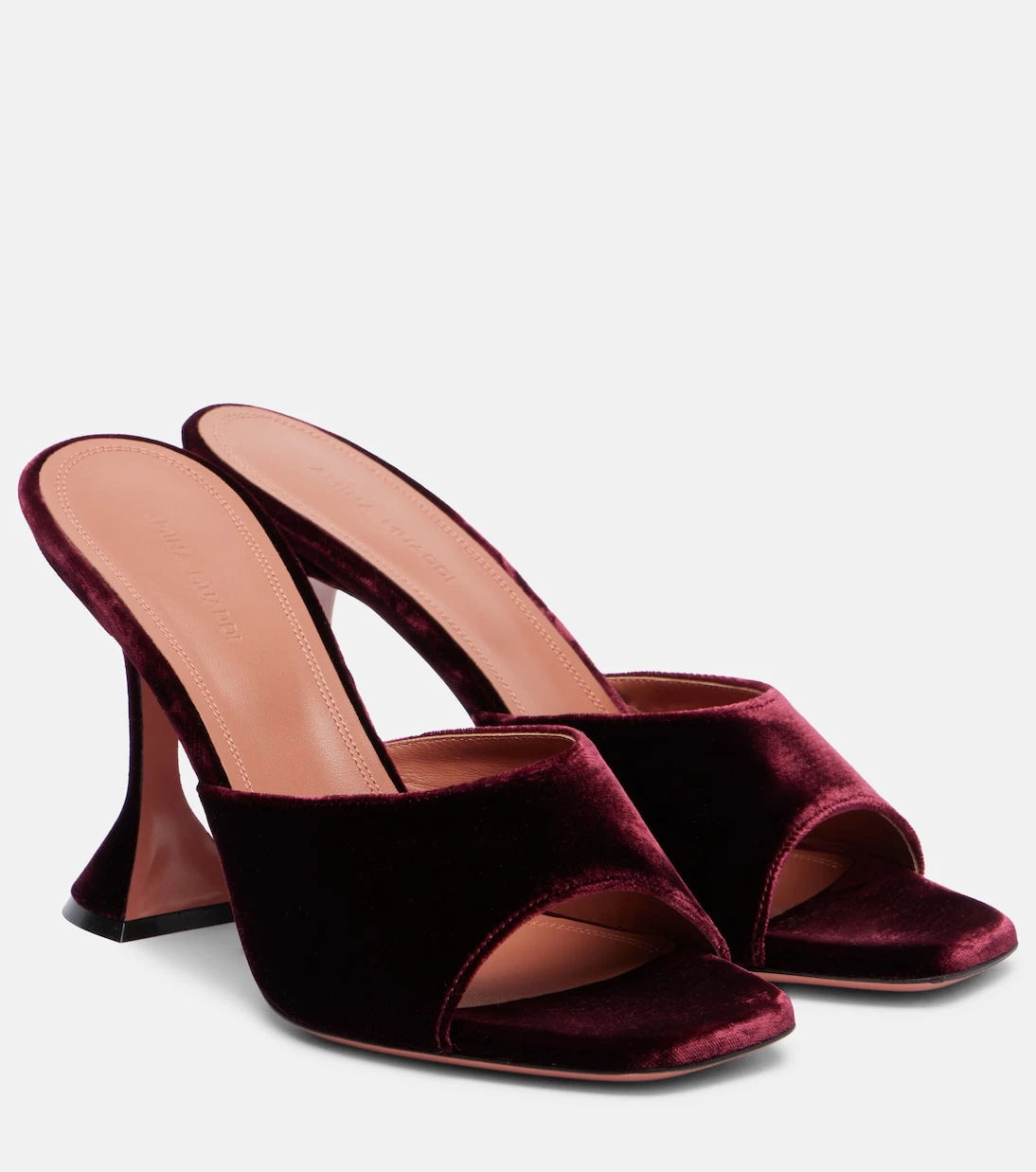 Amina Muaddi - Lupita 95 velvet mules