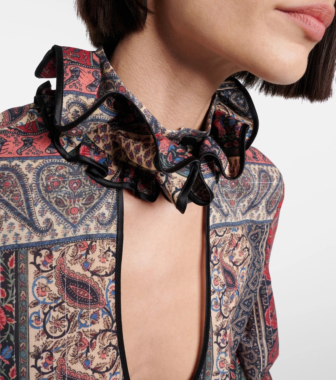 Valentino - Paisley cotton muslin blouse