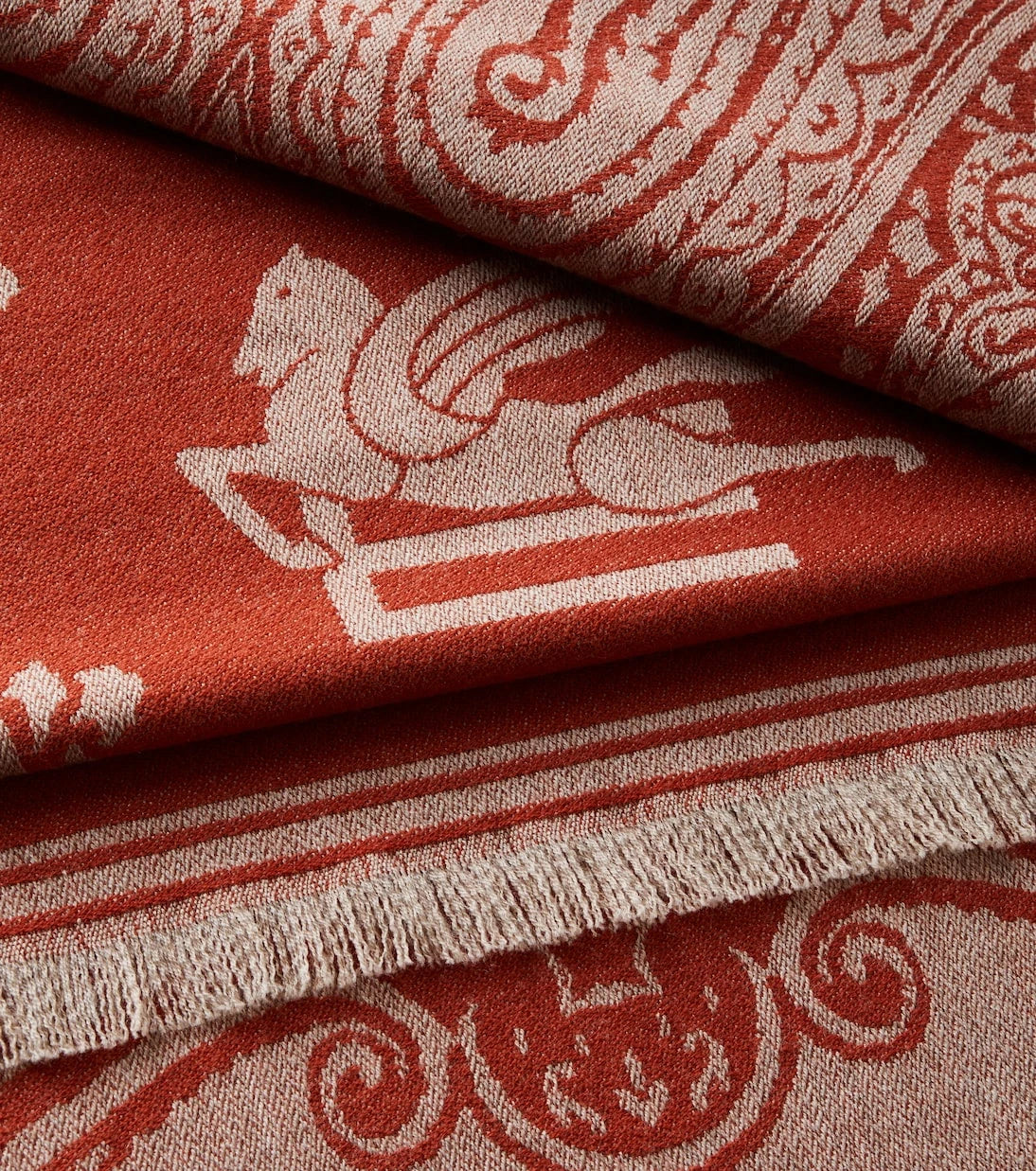 Etro - Paisley wool jacquard throw