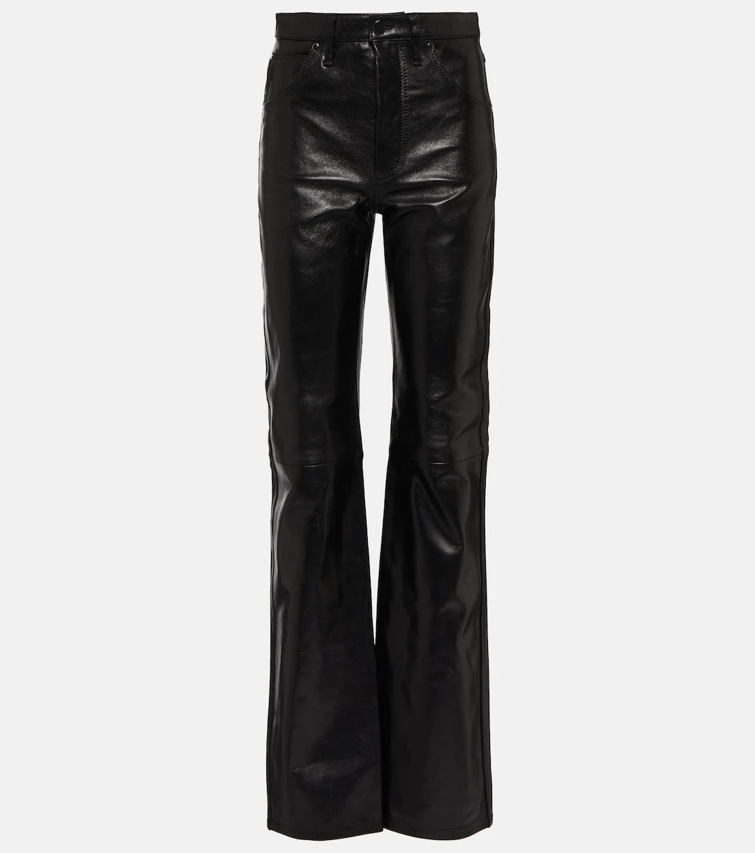 Dodo Bar Or - Lidra high-rise straight leather pants